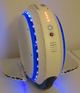 Electric Unicycle w/Bluetooth & Motion Sensing LEDs AIRWHEEL