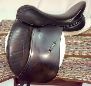 Albion Legend Dressage Saddle, Size 19, Medium Wide/Wide Tree, Brown Leather