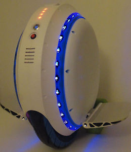 Electric Unicycle w/Bluetooth & Motion Sensing LEDs AIRWHEEL