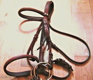 HERMES LEATHER BRIDLE & REINS & BIT -HANDCRAFTED IN FRANCE- EXCELLENT CONDITION