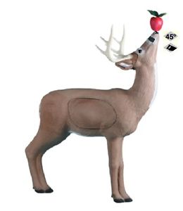 NEW Rinehart Targets 109 Browsing Buck Self Healing Deer Archery Target w/ Apple