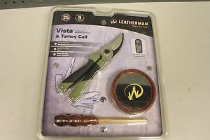 Retired Leatherman Vista Hunting Purner Multi Tool W/ Turkey Call New Old Stock!