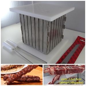 Cutting machine barbecue skewers