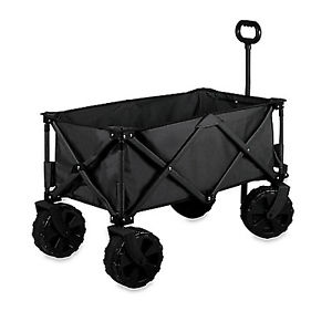 Picnic Time® All Terrain Adventure Portable Picnic Beach Yard Wagon in Grey