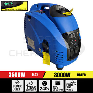 Portable 4 Stroke Pure Sine Wave Petrol Power Inverter Generator Max 3.5KW Rate