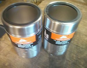 2 PACK OZARK TRAIL 12OZ CAN KOOZIE.. STAINLESS STEEL VACUUM INSULATED... NEW.