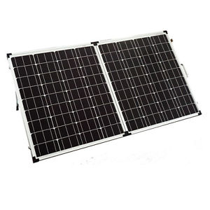 New 12V 160W Solar Folding Panel Kit Caravan Boat Camping Power Mono Charging...