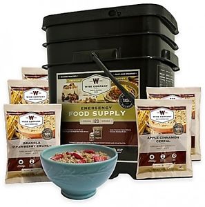 Emergency Food Supply Prepper Wise Foods Company Serving Freeze-Dried Bucket