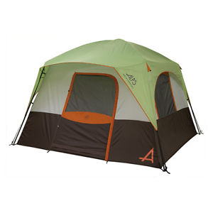 Alps Mountaineering Family Camping Tent,Camp Creek 6 Person Sage/Rust (5625021)