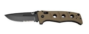 Benchmade 275SBKSN ComboEdge BK Coated Blade/ Sand G10 Handles/ Sand MOLLE Pouch