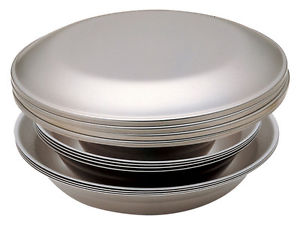 Snowpeak TW-021F Tableware set(Large) Family 16Stainless dish camp Japan outdoor