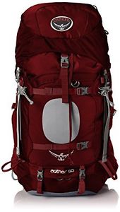 Osprey Men's Aether 60 Backpack, Arroyo Red, Large