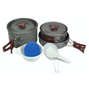 GasOne Advanced Hard Anodized Cook Set for 2-3 People