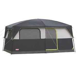 COLEMAN Prairie Breeze 9 Person WeatherTec Camping Tent w/Fan & Light | 14 x 10'