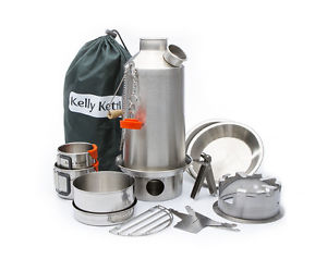 BASE CAMP Kelly Kettle® ULTIMATE KIT (Stainless Steel 1.5Lt)