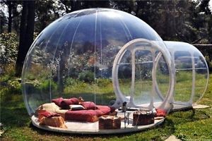 Bubble Tent Inflatable Tunnel Tent Transparent Stargaze Camping Tent Outdoor