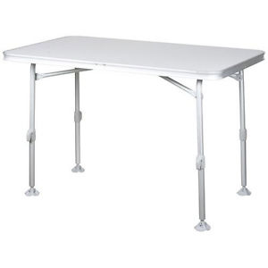 Tristar Height Adjustable Camping Table,Aluminium,Portable,Folding,Legs