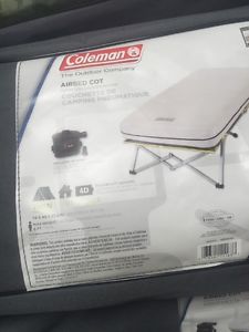 2 Coleman Twin Size Air bed Cots