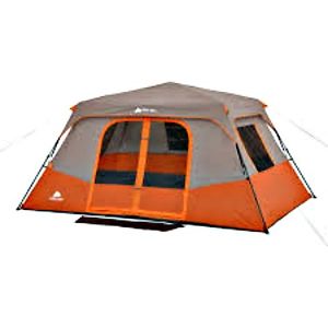 Ozark Trail Instant 13' x 9' Cabin Camping Tent, Sleeps 8 One Minute Setup