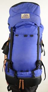 Vintage 1980's Gregory Mountain LARGE Blue Internal Frame Backpacking Backpack