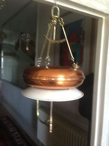 TILLEY DONUT DOUGHNUT IL 33 HANGING OUTDOOR OIL LAMP COPPER BRASS RARE HENDON