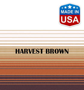 16' RV Awning Replacement Fabric for A&E, Dometic (15'3") Harvest Brown