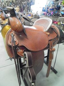 16" NEW CD STOCKMAN HIGH CANTLE COLORADO SADDLERY WESTERN SADDLE 3 973 5