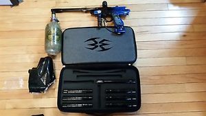 BOB LONG PAINTBALL MARKER WITH EMPIRE 6 PIECE BARREL KIT, HOPPER AND TANK