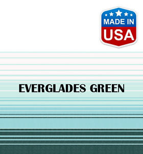 16' RV Awning Replacement Fabric for A&E, Dometic (15'3") Everglades Green