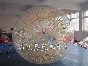 3.0*2.2M Fluorescence Rope Inflatable Zorb ball Zorbing Human Hamster ball