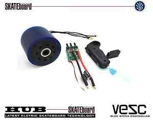 Eletric Skateboard Kit: Hub MP83mm Motor (3000w) + VESC 4.12 PCB + Radio System