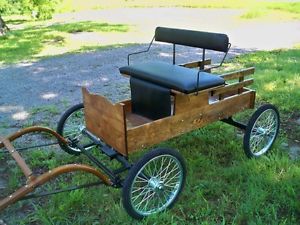 horse drawn buggy,cart, wagon, harness New Mini Size 1-Seat Runabout & Harness!!