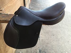 Dover Circuit Premier Special DS Saddle with Flocked Panels, 18W, Lightly Used!