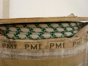 PMI Isostatic Rope 13mm x 366 meters (1/2 in x 1200 ft) White/Green/Black - PR13