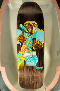 New Deal NOS deck Danny Sargent "SC" Eddie Heavy. Color, Grey