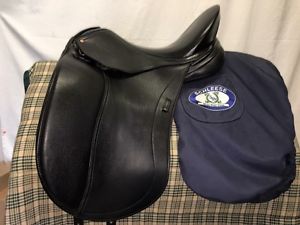 Schleese Wave Dressage Saddle,17.5/18, Adjustable Tree; currently XW, 2012 Model