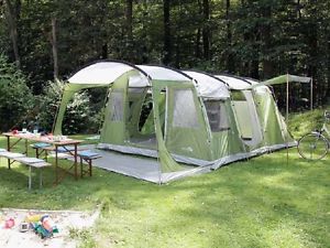 Tenda da campeggio SKANDIKA mod SATURN 6 posti persone, pavimentazione integrata