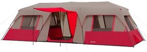 3 Room Cabin Tent 15 person Ozark Trail Family Camping Vacation Instant Shelter