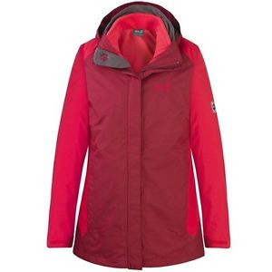 Jack Wolfskin Cold Glen Damen Doppel Jacke 3in1 innen Fleece sehr warm leicht