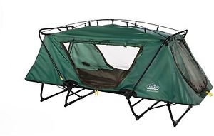 Kamp-Rite Oversize Tent-cot Sleeping Campers Hikers With Rainfly Canopy Green