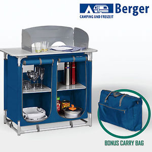 STORAGE PANTRY CAMPING KITCHEN SHELF CAMP CUPBOARD WINDSHIELD COOK BENCH TABLE B