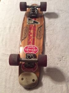 Vintage70's Sims Pure Juice Skate Board With Tracker Trucks Full And Sims Snakes