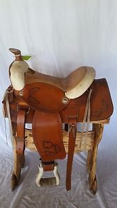 16" Montura Texana - Texana Saddle - Horse Saddle #27714