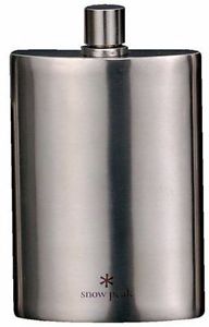 New snow peak T-012 FLASK TITANIUM (M) with Synthetic Leather Case