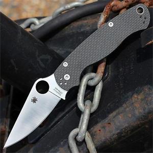 spyderco paramilitary 2 M4 Carbon Handle Sprint Run