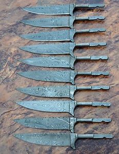 10XDamastmesser Bayerische ,BAVARIAN klinge JAGDNICKER,blank blades (10 stuck)