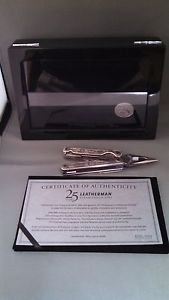 Original LEATHERMAN Charge 25th Anniversary, silver sterling handles 696 of 999