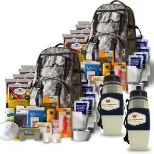 Wise Ultimate 5-Day Bugout Backpacks, Plus 2 Water Filters (2 People)Wise