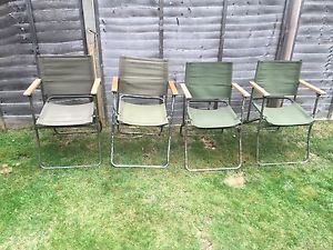 4x Mod Landrover Directors Chairs. Patio, Garden Bbq