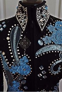 *ONE OF A KIND* Western Pleasure Show Rail Showmanship Shirt Jacket small/medium